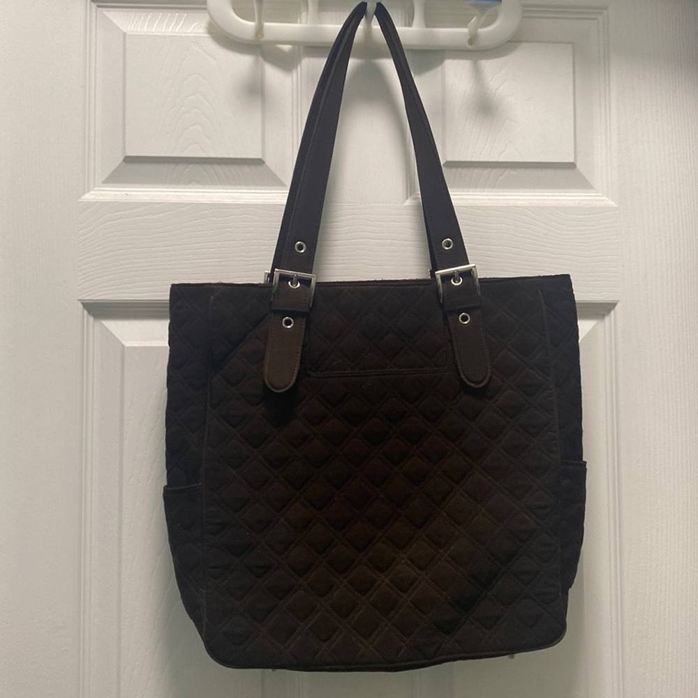 Chocolate Brown Vera Bradley Tote Bag